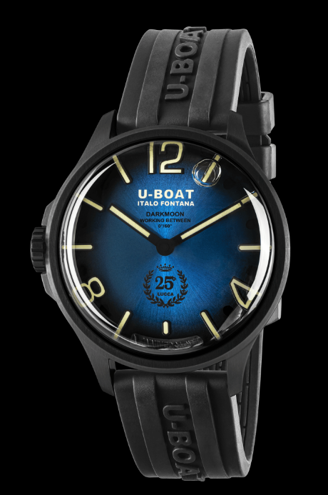 U-Boat DARKMOON 25° BLUE SOLEIL PVD Replica Watch 2028